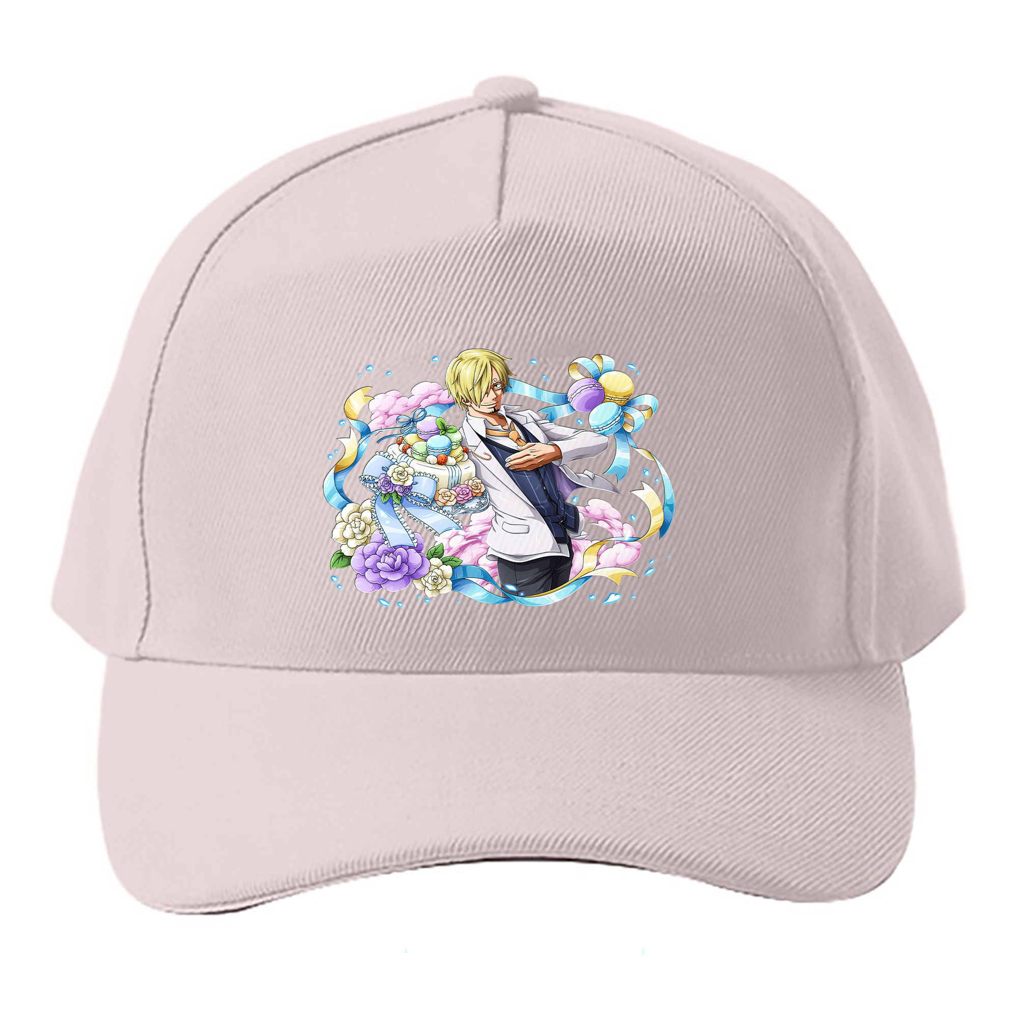 （画像用） ワンピース サンジ ONE PIECE Sanji ベースボールキャップ 綿100％ 男女兼用 帽子 スポーツ